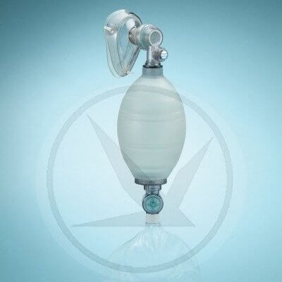 Набор ручной дыхательной реанимации (АМБУ) силиконовый Набор ручной дыхательной реанимации (АМБУ) силиконовый