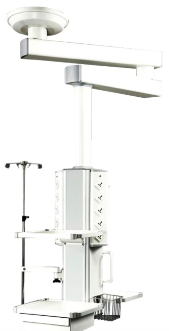 ​Консоль операционная (реанимационная) потолочная двухплечевая