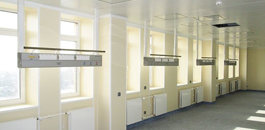 Консоль с П-образным креплением типа МОСТ, модель МК-НД-1600