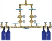 Газовая рампа на 4 (2+2) баллона