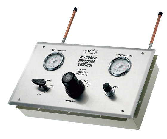 Панель управления давлением азота